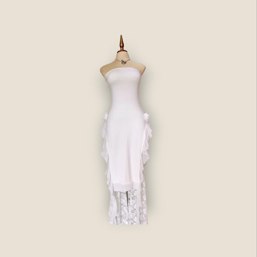 VESTIDO STRAPPLE + PANTALÓN DE ENCAJE