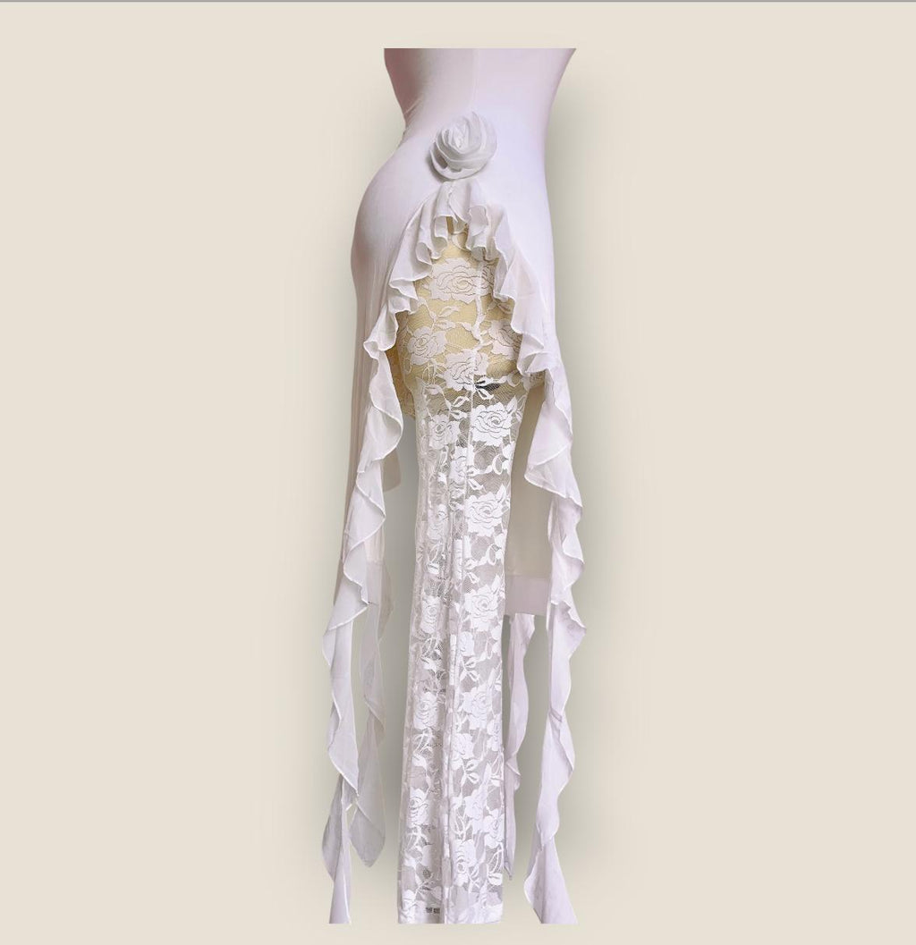 VESTIDO STRAPPLE + PANTALÓN DE ENCAJE